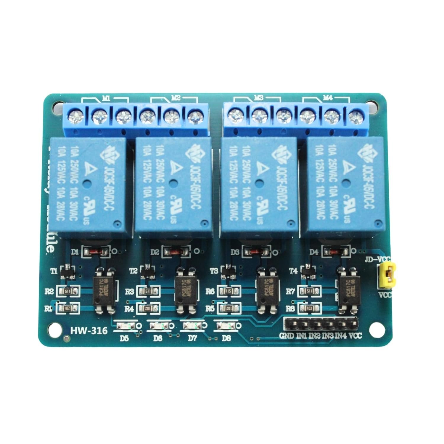 4-module channel relay